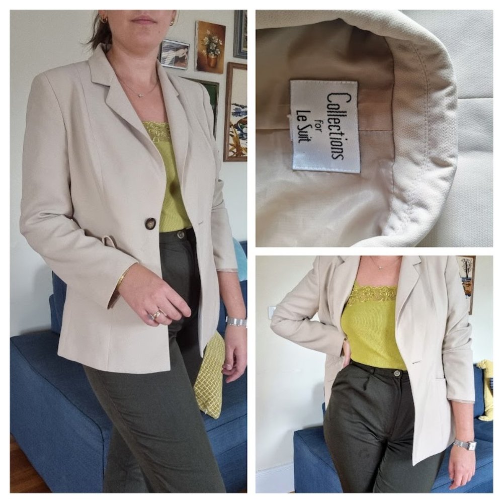 Collections for Le Suit Women's Blazer - Blazer | Color: Beige | NO Size tag